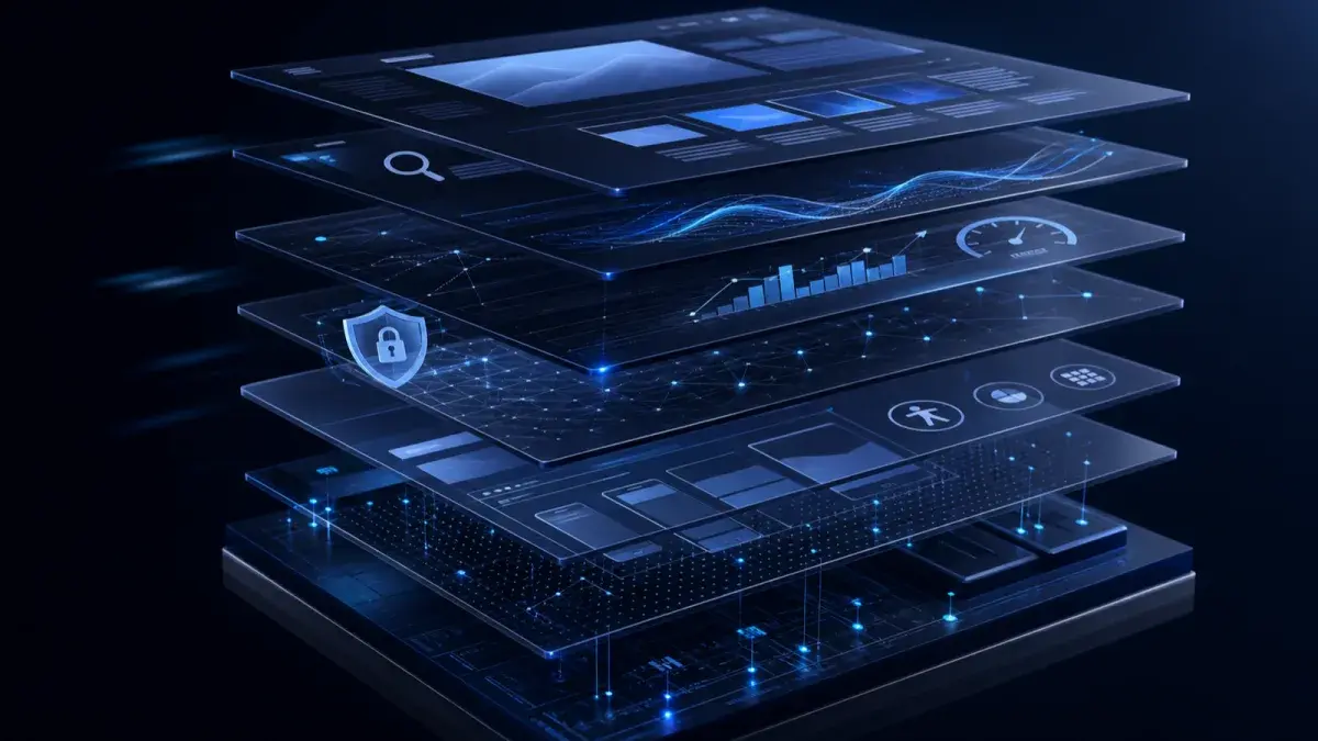 Performance and security layers of a modern corporate web product